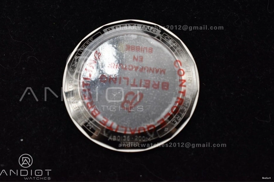 Dial Best 44mm Edition Green On B01 BLSF Robber Chronomat Bracelet 1:1 SS A7750 0113